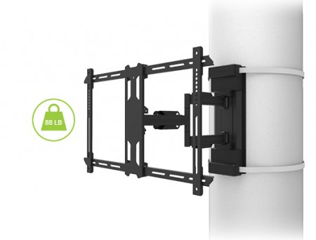Description image for Kanto PSC350 Full Motion Column & Pillar TV Mount for 37"-75" TVs BLACK
