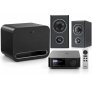 WiiM Amp Ultra & PSB Imagine B50 with WiiM Sub Pro Hi-Res Streaming Speaker System Bundle BLACK