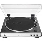 Audio-Technica AT-LP60XBT Fully Automatic Wireless Belt-Drive Turntable WHITE/BLACK