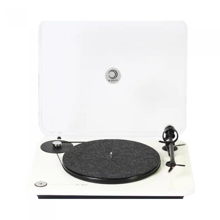 Elipson ELICHR400RWT RIAA Turntable Chroma 400 WHITE - Click Image to Close