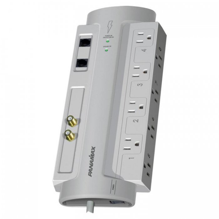 Panamax SP8-AV 8-Outlet Surge Protector - Click Image to Close