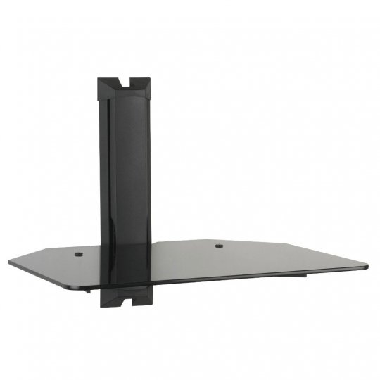 OmniMount MOD1 Wall System 1-Shelf Modular with Cable Management BLACK