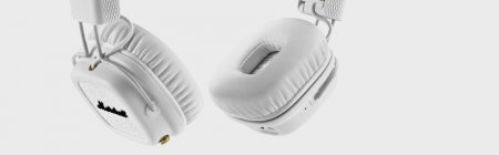 Description image for Marshall MAJOR II On-Ear Bluetooth Headphones CREAM