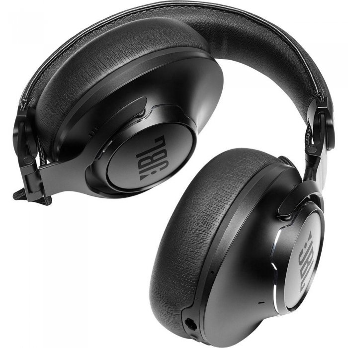JBL Club One Wireless Over-Ear Audio Adaptive Noise Cancelling Headphones BLACK - Click Image to Close