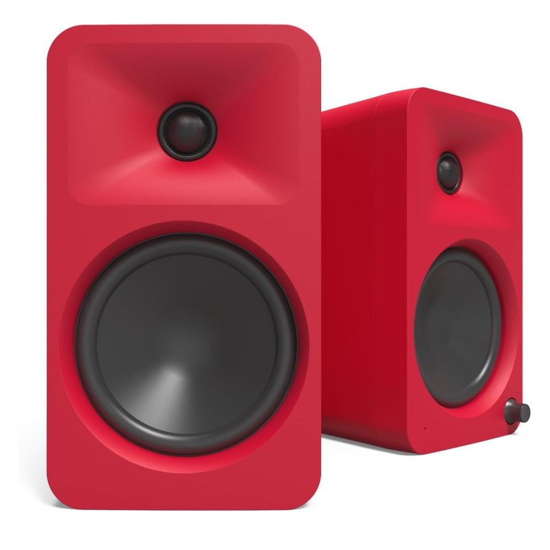Kanto ORA4 2-Way Powered Bluetooth Speakers MATTE RED (Pair) - Open Box