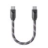 FiiO TRUST LT-TC7S USB-C to USB-C Digital Audio Cable 10cm BLACK