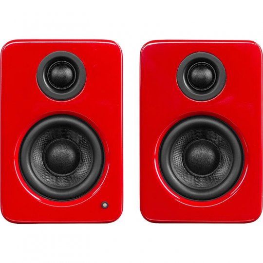 Kanto YU2GR Powered Desktop Speakers GLOSSY RED - Open Box