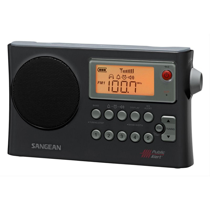 Sangean PR-D4W AM/FM Weather Alert Portable Radio