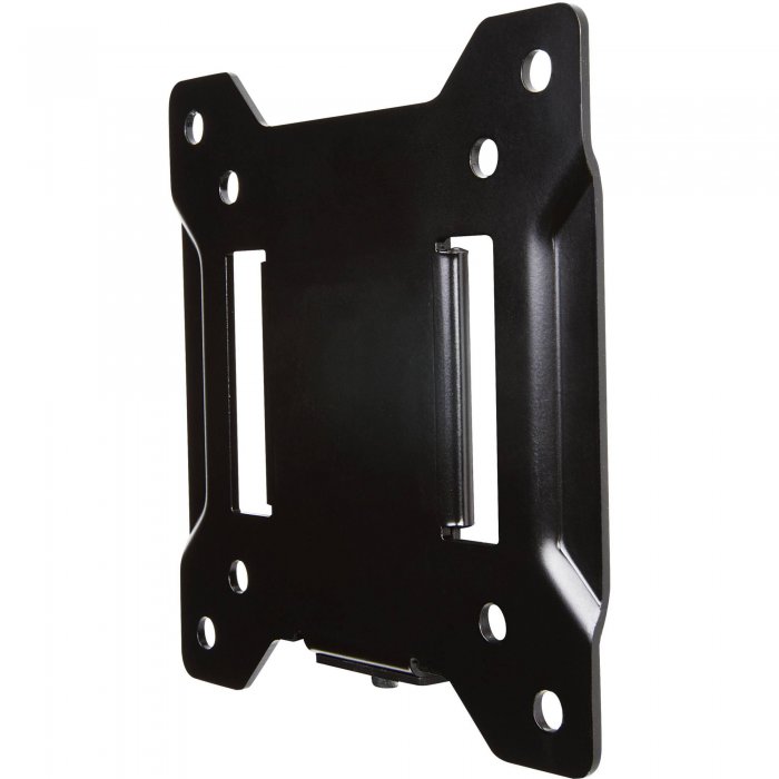 OmniMount OS50F Small Fixed Panel Mount -Max 37 Inch & 50 lbs -Black - Click Image to Close