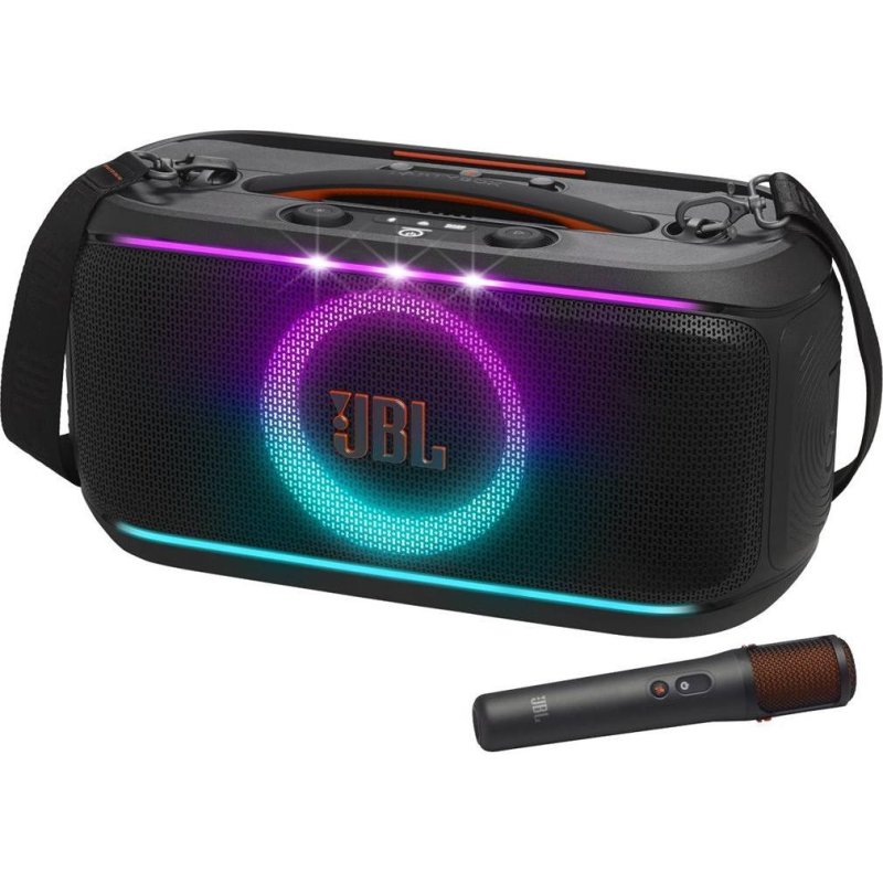 JBL PartyBox On-The-Go 2 Plus Portable Party Speaker BLACK