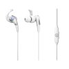 Audio-Technica ATHCKX5ISWH Sonic Fuel Smartphone Earbuds with In-line Microphone WHITE