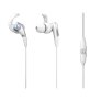 Audio-Technica ATHCKX5ISWH Sonic Fuel Smartphone Earbuds with In-line Microphone WHITE