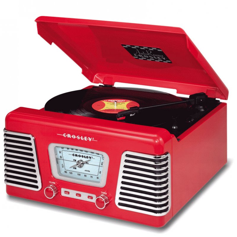 Crosley CR711-RE Autorama Record Player (Red)