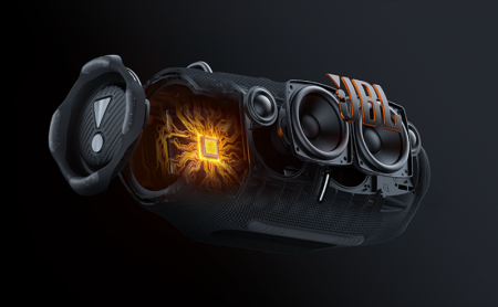 Description image for JBL Xtreme 4 Portable Waterproof Speaker w JBL Pro Sound + Shoulder Strap BLUE