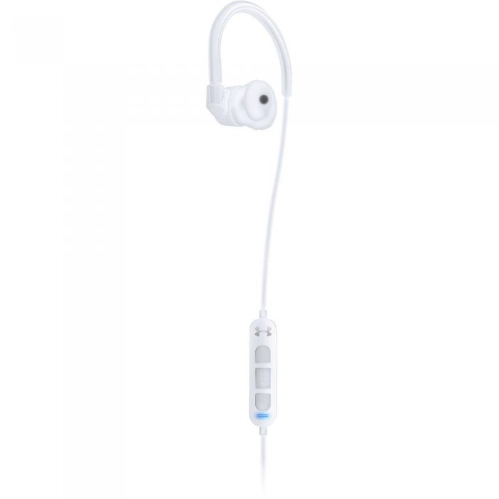 JBL Under Armour Wireless In-Ear Headphones with Heart-Rate Monitor WHITE - Click Image to Close