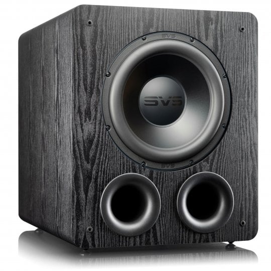 SVS PB-2000 PRO 12-Inch Ported Box Subwoofer with Sledge STA-550D Amp BLACK ASH
