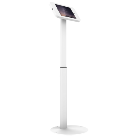 Description image for Kanto SFS300W Locking Anti-Theft Kiosk Floor Stand for 10.2-Inch iPad White