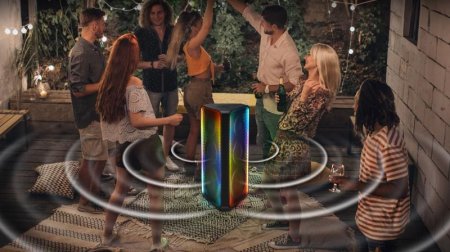 Description image for Samsung MX-ST90B Sound Tower 1700W Wireless Party Speaker BLACK