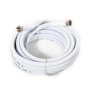 Ultralink UHRG66C RG6 Coaxial Cable W/F Connector White (6FT)