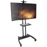 Kanto MTM65PL Mobile Mount Device Steel Tray for 37-65 Inch Tv's BLACK