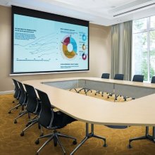 Grandview 100-Inch Ultimate Recessed Motorized Screen w Network Feature (RCB-MIR3N-100)