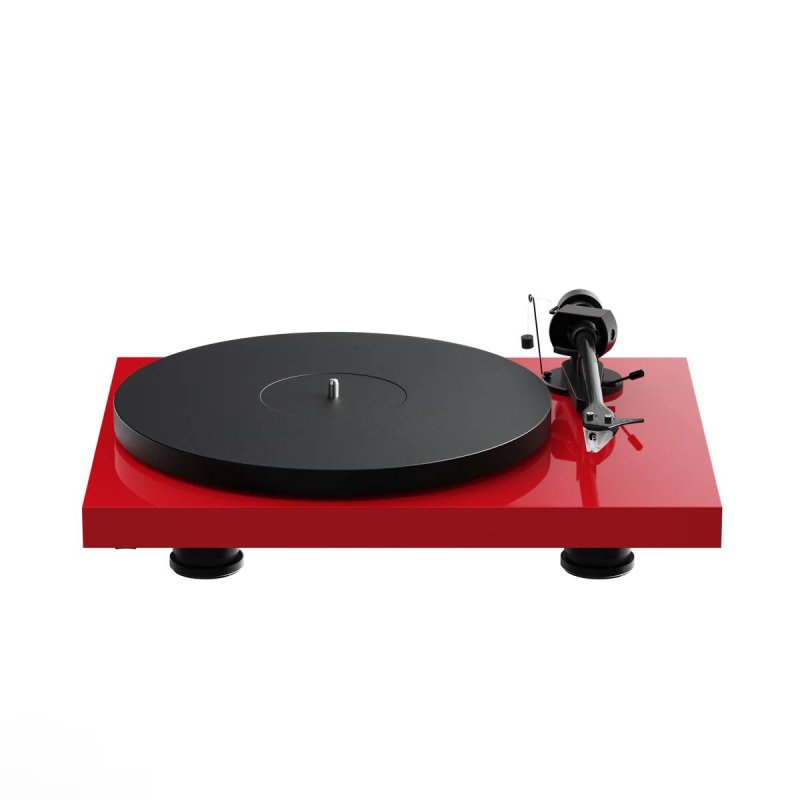 Pro-Ject Debut EVO 2 Belt Drive Turntable Carbon Tonearm Electronic Speed Control (PICK IT MM EVO) GLOSS RED