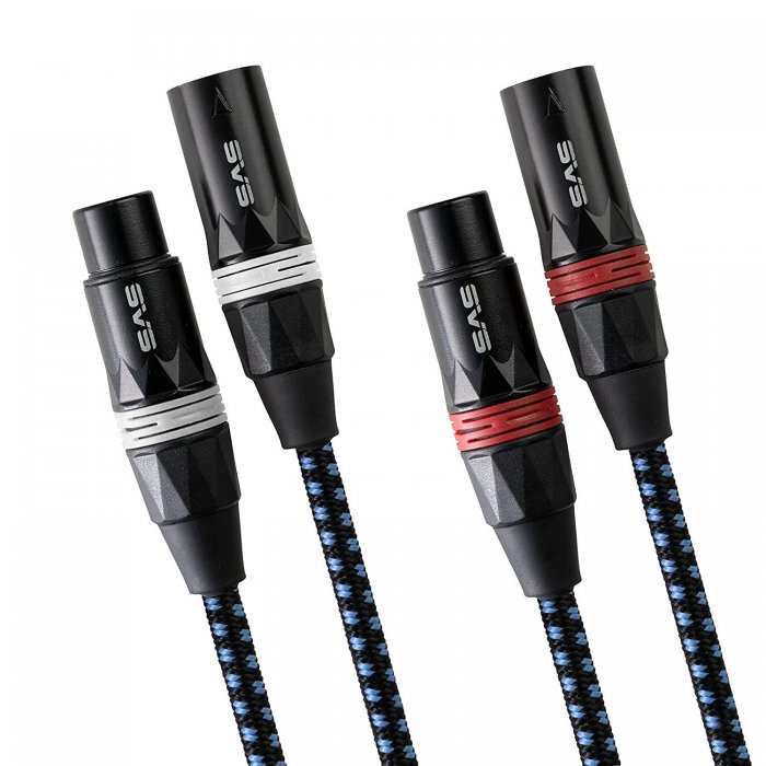 SVS SoundPath Balanced XLR Audio Cable 1M (Pair) - Click Image to Close