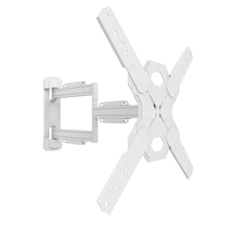 Kanto PS300W Full Motion TV Articulating Mount 26-60 Inch TV's WHITE