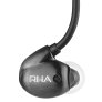 RHA T20i DualCoil Hi-Res In-Ear Headphones & IEMs with Ear Hooks with iOS Remote BLACK