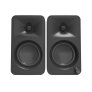 Kanto ORA 100W Powered Reference Desktop Speakers with Bluetooth (Pair) BLACK [2024]