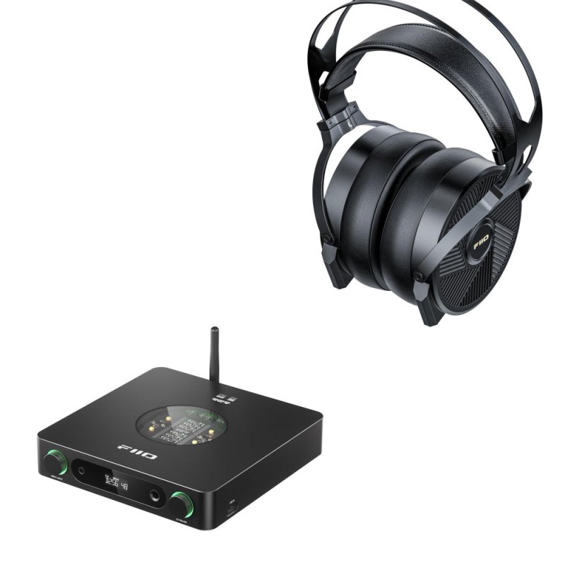 FiiO K13 R2R DAC Headphone Amplifier & FT5 Planar Magnetic Headphones Bundle BLACK