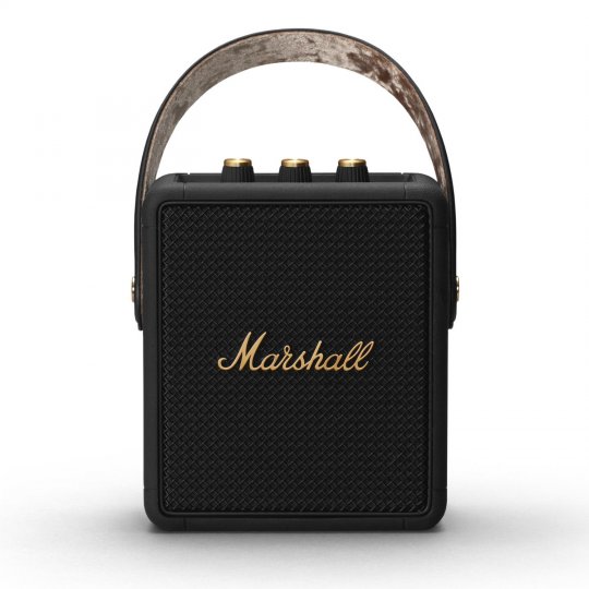 Marshall Stockwell II Portable Bluetooth Speaker BLACK/BRASS