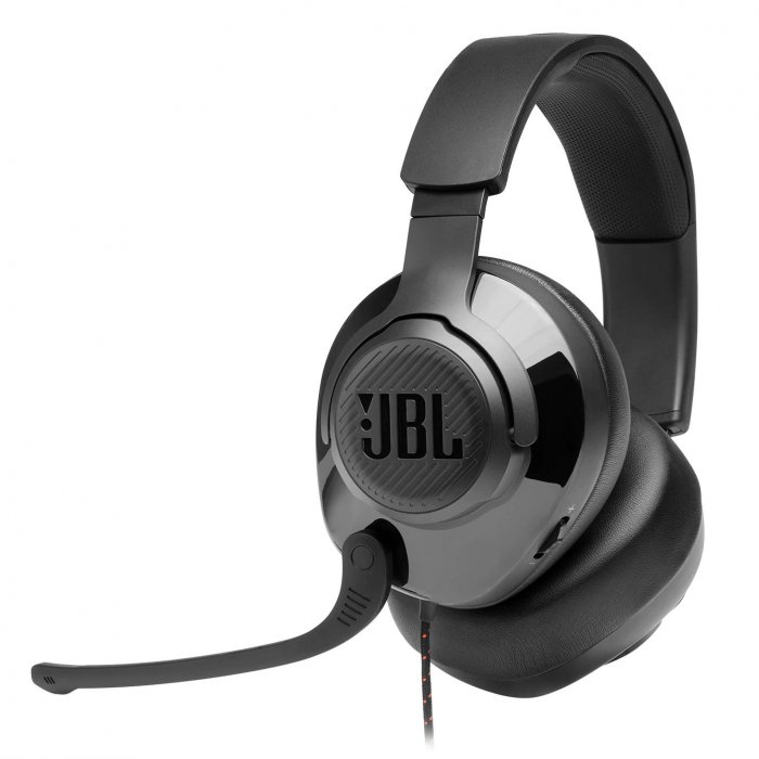 JBL QUANTUM 200 Over-ear Wired Gaming Headset BLACK - Click Image to Close