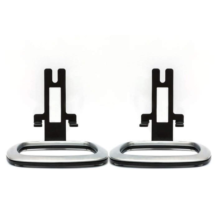 Flexson FLXP1DS Desk Stands for SONOS PLAY:1 Wireless Speakers BLACK (Pair) - Click Image to Close