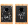 Kanto YU6 2-Way Powered Bookshelf Speakers (Pair) BAMBOO - Open Box