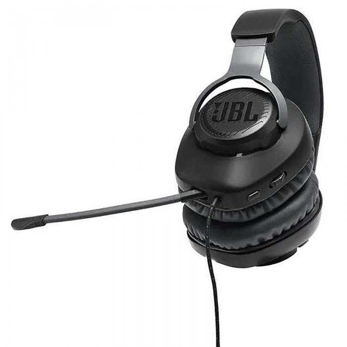 JBL QUANTUM 100 Over-ear Wired Gaming Headset BLACK - Click Image to Close