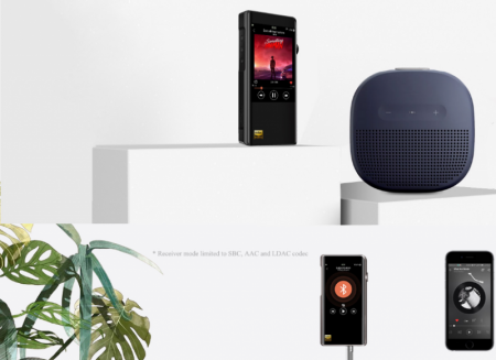 Description image for Shanling Hi-Res Portable Music Player Bluetooth Wi-Fi Music Player BLACK - Open Box