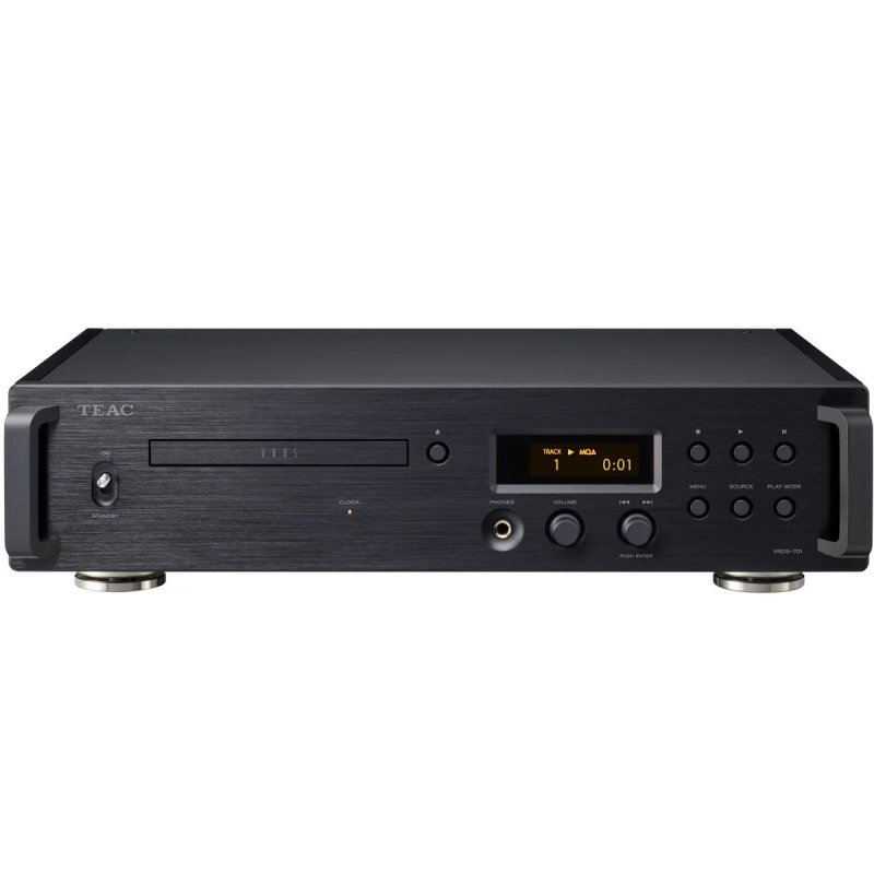 Teac VRDS-701 CD Player with VRDS Mechanism, Discrete DAC, MQA Decoding, USB DAC & 384kHz