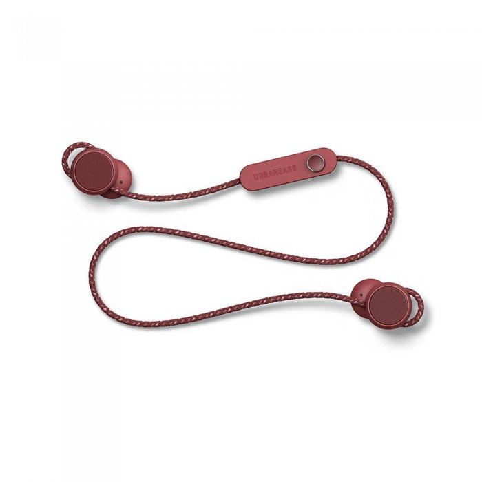Urbanears 1002576 Jakan Bluetooth Wireless in-Ear Earbud Headphones MULBERRY RED - Click Image to Close