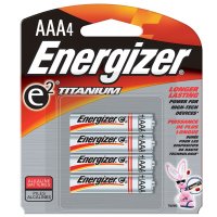 Energizer X92RP-4 "AAA" e2 Titanium Alkaline Battery (4-Pack)