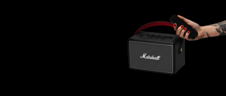 Description image for Marshall Kilburn II Portable Bluetooth Speaker BLACK/BRASS