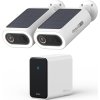 aosu SolarCam P1 Max 4K Solar Security Camera System with aosuCortex AI Hub (2 Cameras) WHITE