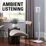 Sanus WSSA1 Adjustable Wireless Speaker Stand for the Sonos One PLAY:1 and PLAY:3 Single W
