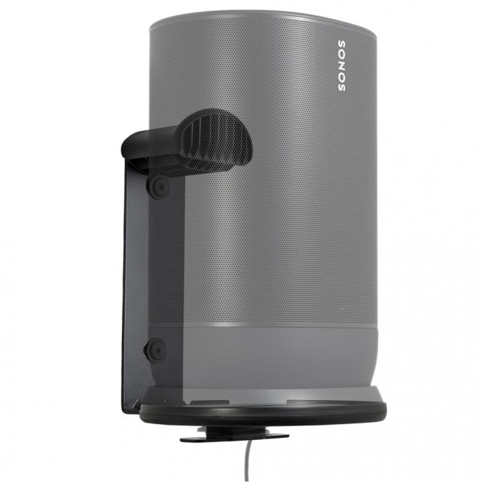 Sanus WSSMM1-B2 Wall Mount For Sonos Move Speaker (Single) BLACK - Click Image to Close