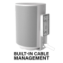 Sanus WSFME12-W2 Fixed Mount For Sonos Era 100, Pair (Pair) WHITE