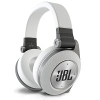 JBL Synchros E50BT Bluetooth Over-Ear Headphones WHITE