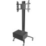 Kanto MK-MC Media Cabinet for MKX MKH & MKS Series Carts BLACK