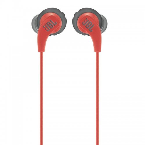 JBL ENDURANCE RUN Sweatproof Wired Sports In-Ear Headphones (Red)