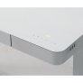 Bell'O VARIODESKW Electric Adjustable Standing Desk WHITE GLASS