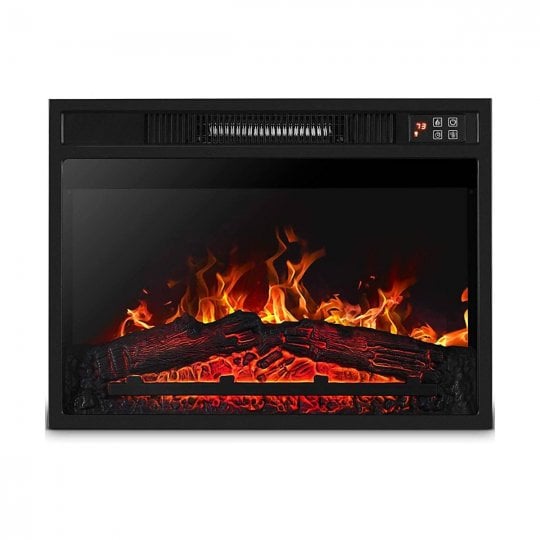 Home Touch 23​-Inch Fireplace Insert with Adjustable Remote